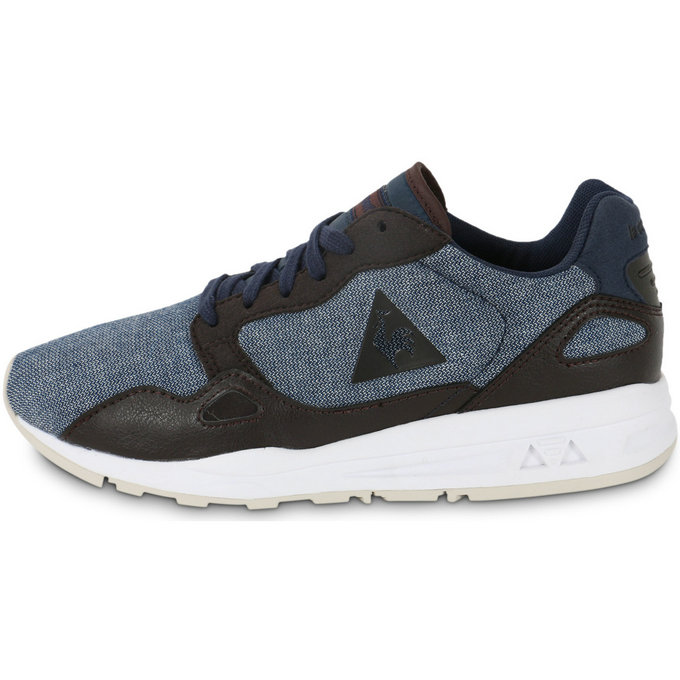 Le Coq Sportif Lcs R900 Craft Enfant Bleu/Marron - Chaussures Baskets Basses Homme